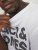 Jack & Jones CORP Logo T-Shirt White w Large Black Print - Koszulki - T-shirty meskie Duże Rozmiary - 2XL-14XL