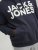 Jack & Jones CORP LOGO Large Print Hoodie Navy Blazer - Bluzy & bluzy z kapturem - Bluzy & Bluzy z kapturem 2XL-12XL