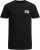 Jack & Jones CORP Logo T-Shirt Black - Koszulki - T-shirty meskie Duże Rozmiary - 2XL-14XL