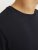 Jack & Jones CORP Logo T-Shirt Black w Small Black Print - Koszulki - T-shirty meskie Duże Rozmiary - 2XL-14XL