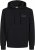 Jack & Jones CORP LOGO Small Print Hoodie Black - Bluzy & bluzy z kapturem - Bluzy & Bluzy z kapturem 2XL-12XL