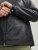 Jack & Jones Rocky Urban Rider Leather Jacket Black - Kurtki Męskie Duże Rozmiary - Kurtki Duże rozmiary 2XL-8XL