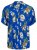 Jack & Jones JORLUKE FLORES Resort Shirt Nautical Blue - Koszule - Koszule 2XL-10XL