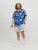 Jack & Jones JORLUKE FLORES Resort Shirt Nautical Blue - Koszule - Koszule 2XL-10XL