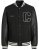 Jack & Jones JORCOLLEGE Bomber Jacket Black - Kurtki Męskie Duże Rozmiary - Kurtki Duże rozmiary 2XL-8XL