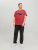 Jack & Jones JORJOSHUA T-shirt Red - Koszulki - T-shirty meskie Duże Rozmiary - 2XL-14XL
