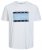 Jack & Jones JORJOSHUA T-shirt Bright White - Koszulki - T-shirty meskie Duże Rozmiary - 2XL-14XL