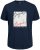 Jack & Jones JORJOSHUA T-shirt Navy - Koszulki - T-shirty meskie Duże Rozmiary - 2XL-14XL