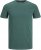 Jack & Jones ORGANIC T-Shirt Green/Melange - Koszulki - T-shirty meskie Duże Rozmiary - 2XL-14XL