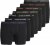 Jack & Jones BASIC Trunks 7-Pack Black - Bielizna & stroje kąpielowe - Bielizna & Stroje kąpielowe 2XL-8XL