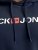 Jack & Jones CORP OLD LOGO REG FIT Hoodie Navy Blazer - Bluzy & bluzy z kapturem - Bluzy & Bluzy z kapturem 2XL-12XL