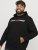 Jack & Jones CORP OLD LOGO REG FIT Hoodie Black - Bluzy & bluzy z kapturem - Bluzy & Bluzy z kapturem 2XL-12XL