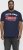 Jack & Jones LOGO O-Neck T-Shirt Dark Blue - Koszulki - T-shirty meskie Duże Rozmiary - 2XL-14XL