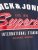 Jack & Jones LOGO O-Neck T-Shirt Dark Blue - Koszulki - T-shirty meskie Duże Rozmiary - 2XL-14XL