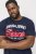 Jack & Jones LOGO O-Neck T-Shirt Dark Blue - Koszulki - T-shirty meskie Duże Rozmiary - 2XL-14XL