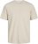 Jack & Jones ORGANIC T-Shirt Grey/Melange - Koszulki - T-shirty meskie Duże Rozmiary - 2XL-14XL