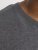 Jack & Jones ORGANIC T-Shirt Dark Grey Melange - Koszulki - T-shirty meskie Duże Rozmiary - 2XL-14XL