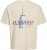 Jack & Jones Boston Photo Crew Neck T-Shirt Antique White - Koszulki - T-shirty meskie Duże Rozmiary - 2XL-14XL