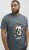 Jack & Jones Anatomy Skull Crew Neck T-Shirt Grey - Koszulki - T-shirty meskie Duże Rozmiary - 2XL-14XL