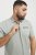Jack & Jones Fusion Pique Zipper Polo Green/Blue - Koszulki polo - Koszulki Polo 2XL-8XL