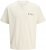 Jack & Jones Snake Crew Neck T-Shirt Antique White - Koszulki - T-shirty meskie Duże Rozmiary - 2XL-14XL