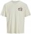 Jack & Jones Fuji Crew Neck T-Shirt Antique White - Koszulki - T-shirty meskie Duże Rozmiary - 2XL-14XL