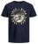 Jack & Jones JJEUSTACE T-Shirt Navy - Koszulki - T-shirty meskie Duże Rozmiary - 2XL-14XL