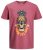 Jack & Jones JJEUSTACE T-Shirt Pink - Koszulki - T-shirty meskie Duże Rozmiary - 2XL-14XL