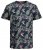 Jack & Jones JJCOASTAL AOP T-Shirt Navy - Koszulki - T-shirty meskie Duże Rozmiary - 2XL-14XL
