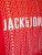 Jack & Jones JJCYBER T-Shirt Red - Koszulki - T-shirty meskie Duże Rozmiary - 2XL-14XL