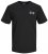 Jack & Jones JCOEDTN T-Shirt with Back Print Black - Koszulki - T-shirty meskie Duże Rozmiary - 2XL-14XL