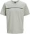 Jack & Jones FUSION Full Branding T-Shirt Aqua Grey - Koszulki - T-shirty meskie Duże Rozmiary - 2XL-14XL