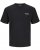 Jack & Jones Zekiel Crew Neck T-Shirt Black - Koszulki - T-shirty meskie Duże Rozmiary - 2XL-14XL
