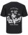 Jack & Jones Zekiel Crew Neck T-Shirt Black - Koszulki - T-shirty meskie Duże Rozmiary - 2XL-14XL