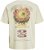 Jack & Jones Retiro Crew Neck T-Shirt Antique White - Koszulki - T-shirty meskie Duże Rozmiary - 2XL-14XL