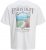 Jack & Jones Parallel Crew Neck T-Shirt Bright White - Koszulki - T-shirty meskie Duże Rozmiary - 2XL-14XL