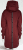 Nora Mikken KADRI WHITE Long Hoodie Burgundy - Bluzy & bluzy z kapturem - 