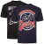 Kam Jeans 5712 Twin Pack Motorcycle/Cycle Print Tee Black and Navy - Koszulki - T-shirty meskie Duże Rozmiary - 2XL-14XL