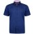 Kam Jeans 6160 Short Sleeve Dobby Print Shirt Twilight Blue - Koszule - Koszule 2XL-10XL