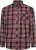 Kam Jeans 6301 LS Casual Check Shirt Red - Koszule - Koszule 2XL-10XL