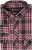 Kam Jeans 6301 LS Casual Check Shirt Red - Koszule - Koszule 2XL-10XL