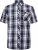 Kam Jeans 6301 SS Casual Check Shirt Navy - Koszule - Koszule 2XL-10XL