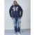 D555 Thurston Full Zip Hoodie Navy - Bluzy & bluzy z kapturem - Bluzy & Bluzy z kapturem 2XL-12XL