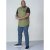 D555 Demarcus Couture T-shirt Khaki - Koszulki - T-shirty meskie Duże Rozmiary - 2XL-14XL