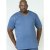 D555 Signature V-neck T-shirt Teal - Koszulki - T-shirty meskie Duże Rozmiary - 2XL-14XL
