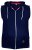 D555 Blake Sleeveless Hoodie Navy - Bluzy & bluzy z kapturem - Bluzy & Bluzy z kapturem 2XL-12XL