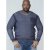 D555 Bryson Crewneck Sweater with Pocket Navy - Bluzy & bluzy z kapturem - Bluzy & Bluzy z kapturem 2XL-12XL