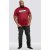 D555 Tempa T-shirt Red - Koszulki - T-shirty meskie Duże Rozmiary - 2XL-14XL