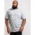 D555 Dario T-shirt Grey - Koszulki - T-shirty meskie Duże Rozmiary - 2XL-14XL