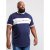 D555 Cullen T-shirt Navy - Koszulki - T-shirty meskie Duże Rozmiary - 2XL-14XL